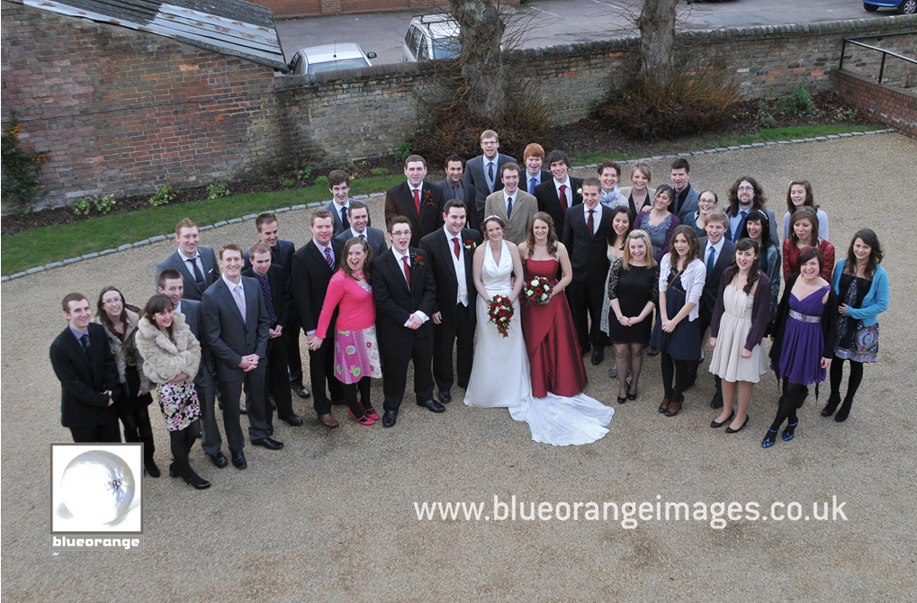 Grace and James’s wedding photos in Dunstable – the families