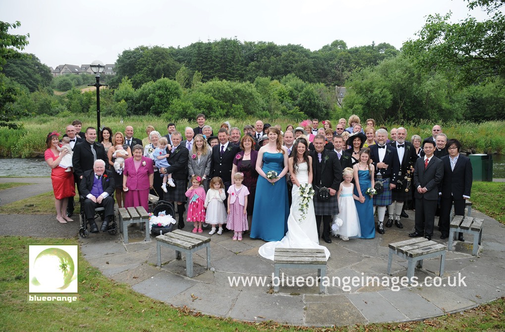 Big photo of wedding party