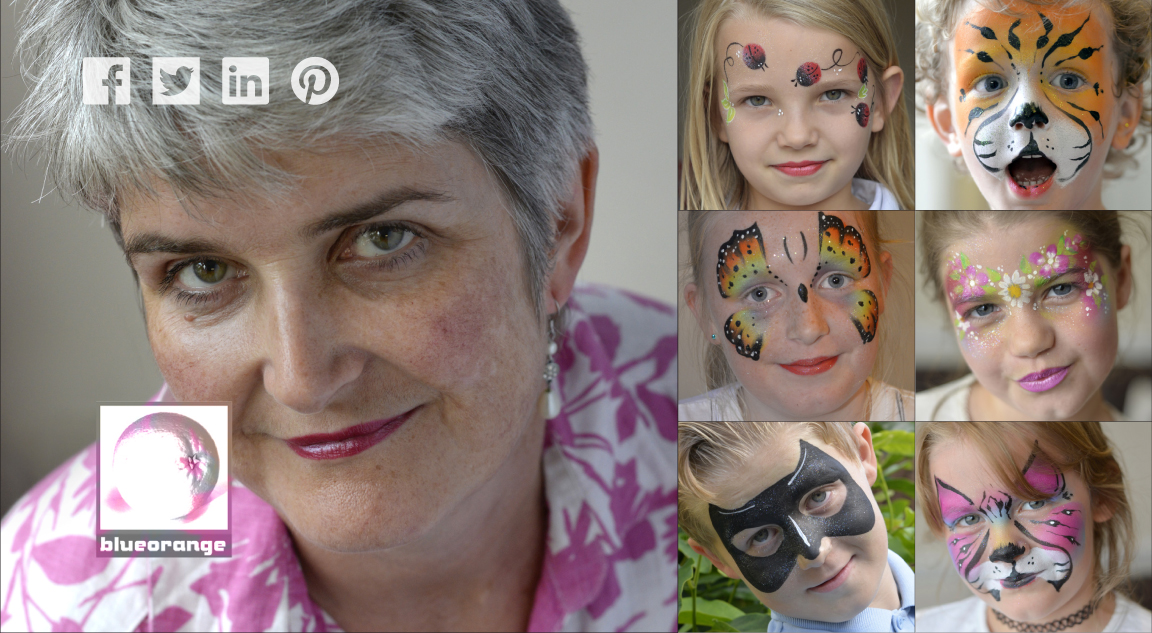 Edna face painting, face glitter & glitter tattoos, Watford