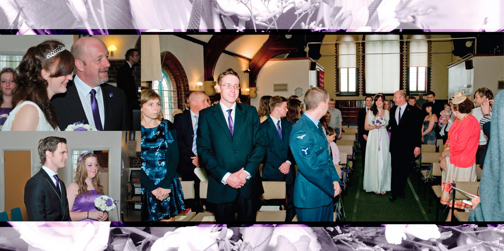 Louise and Sam’s wedding photo album. Wedding at Bushey Baptist Church & Sun Postal Social Club, Watford