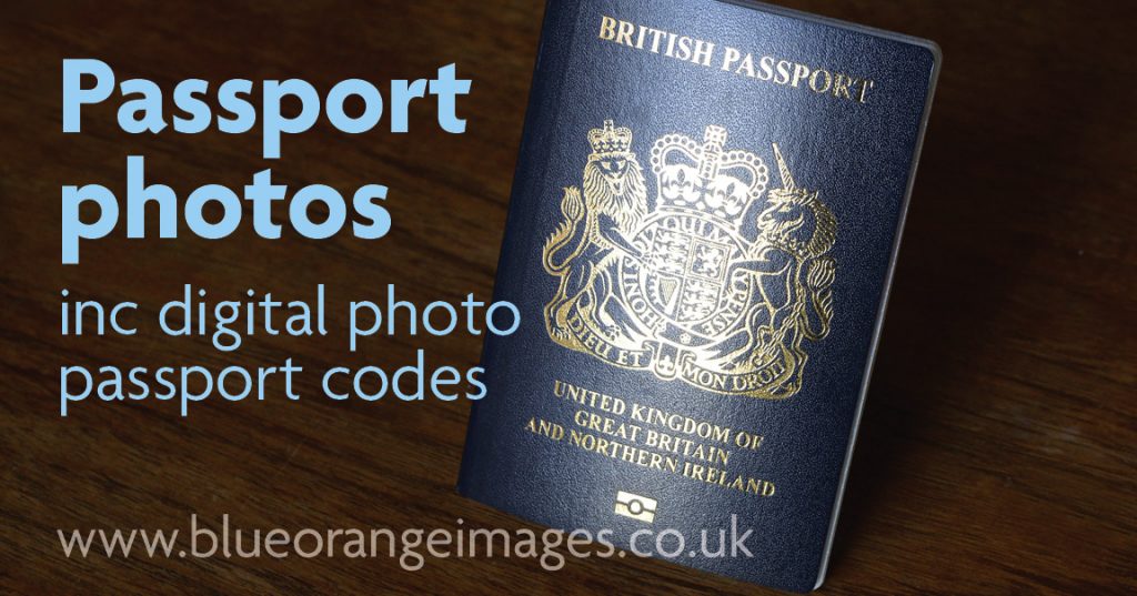 Digital passport photo codes, Blue Orange Images, Watford