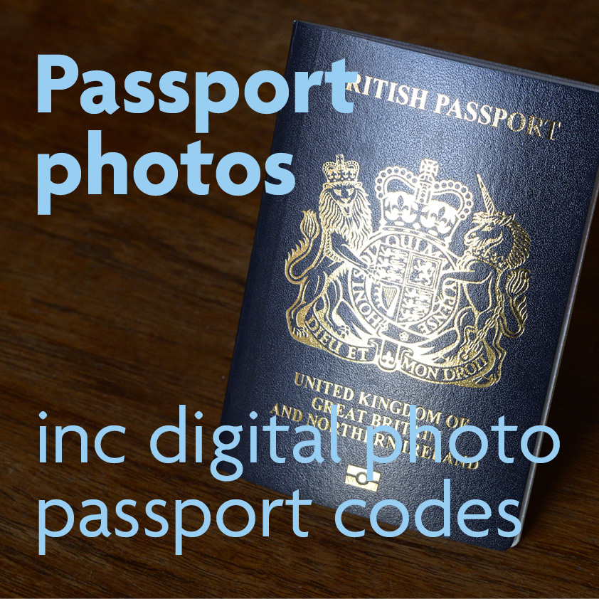 Digital passport photo codes, Blue Orange Images, Watford