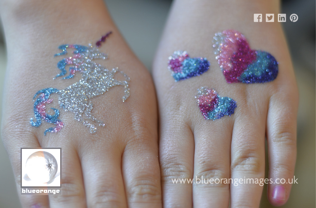 Blue Orange Images, Watford - glitter tattoos