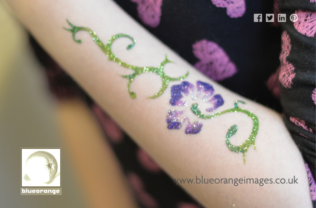 Blue Orange Images, Watford - glitter tattoos